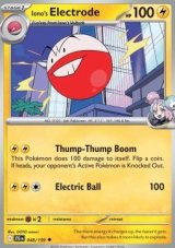 Iono's Electrode Non Holo/Reverse holo (JTG 048)
