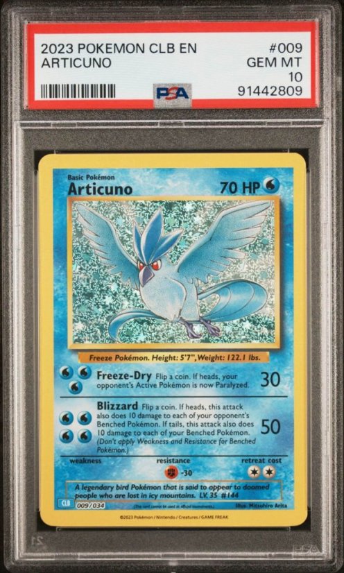 Articuno CLB 009/034 PSA 10