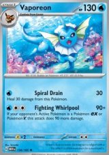 Vaporeon Holo/Reverse holo (MEW 134)