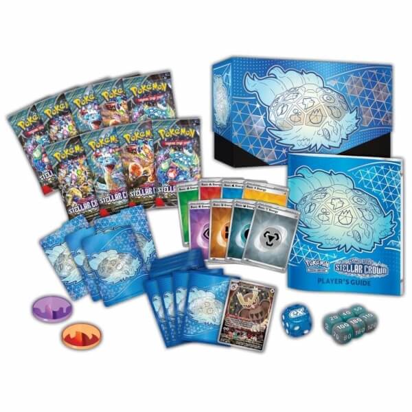 Pokémon Scarlet & Violet Stellar Crown Elite Trainer Box (Rip & Ship)