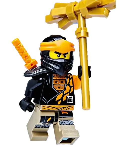 LEGO Ninjago Golden Dragon Cole Minifigurka s Gold Weapons