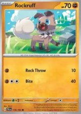Rockruff Reverse holo (PAL 116)