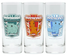 Skleničky Pokemon - Kanto Starter's 0,29 l