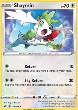 Shaymin (CRE 123) - NM