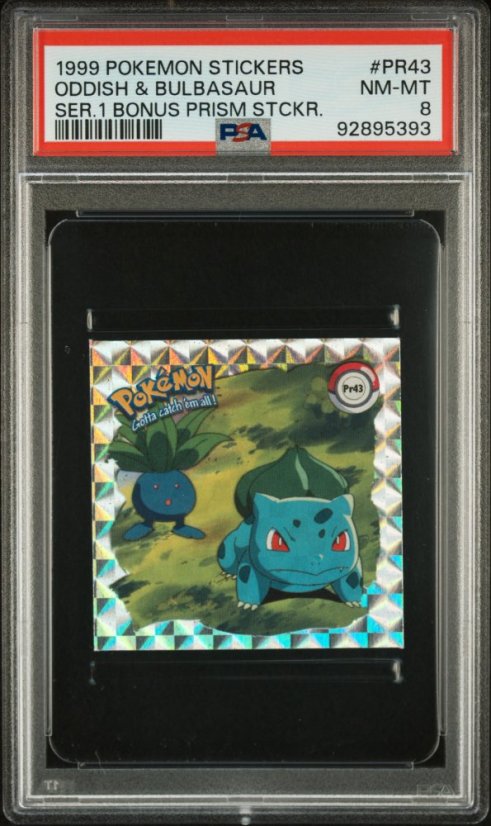 Artbox Oddish and Bulbasaur PR43 PSA 8