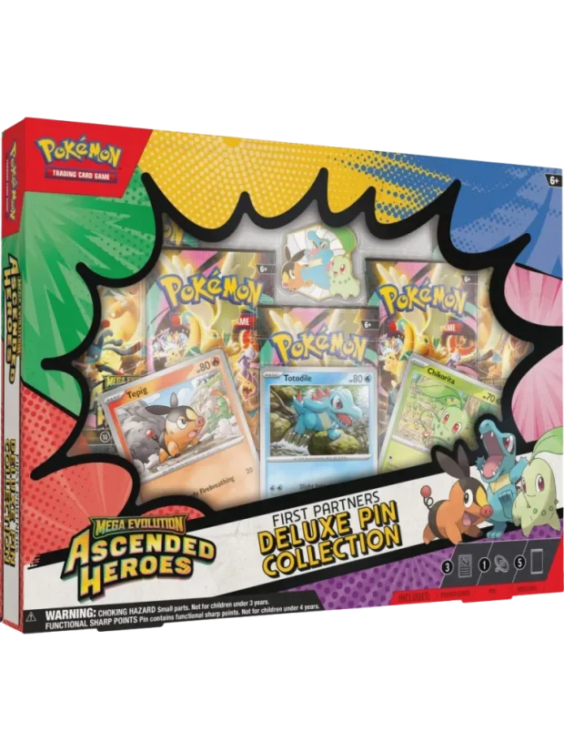 Pokémon Ascended Heroes First partners Deluxe pin collection