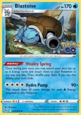 Blastoise holo/Reverse holo (PGO 017)