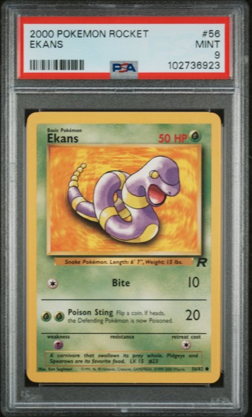 Ekans 56/82 PSA 9