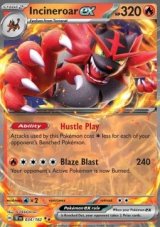 Incineroar ex (TEF 034) - NM