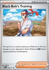 Black Belt's Training Non holo/Reverse holo (PRE 099)