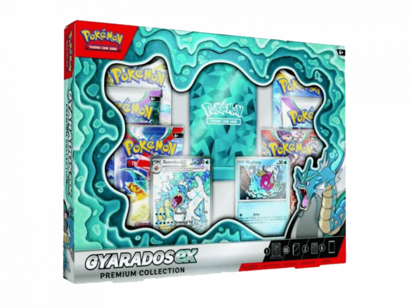 Pokémon TCG: Gyarados ex Premium Collection obsahuje: