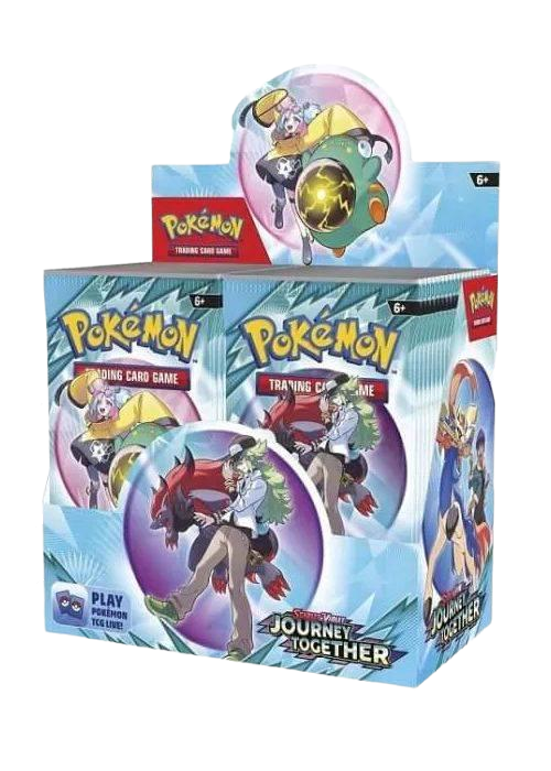 buy journey together booster box Pokemon Bundle – MHDEALSPLUS The bond they share empowers them to act as one in battle as they push their strength to the limit Pokémon Scarlet & Violet Journey