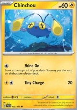Chinchou Reverse holo (PAF 020)