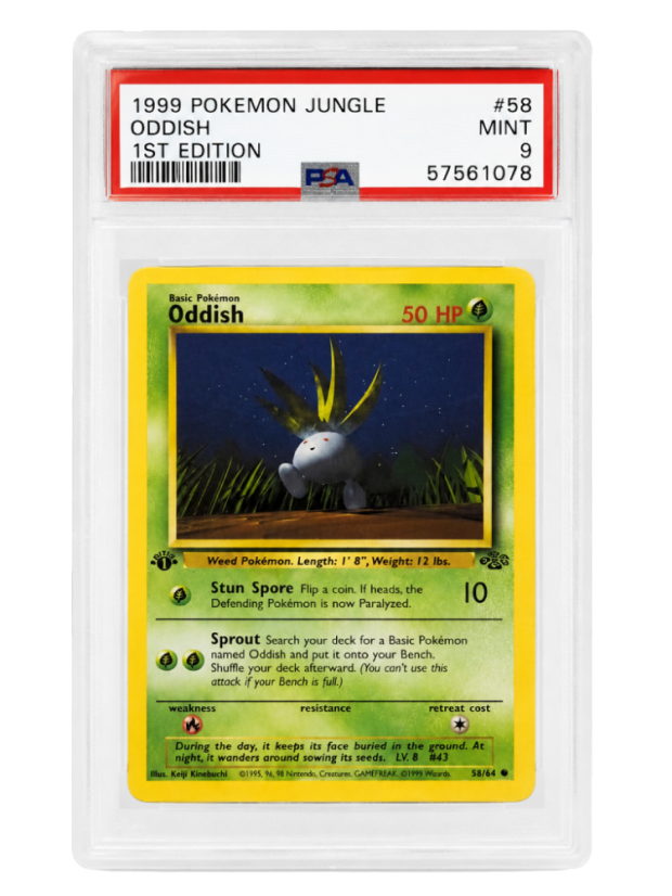 Oddish (JU 58) 1st Edition - PSA 9 | Gengar.cz