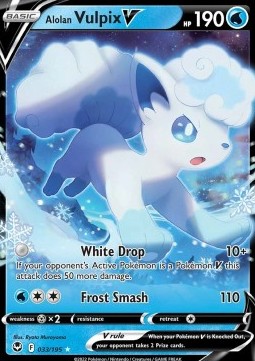 Alolan Vulpix V (SIT 033) - NM