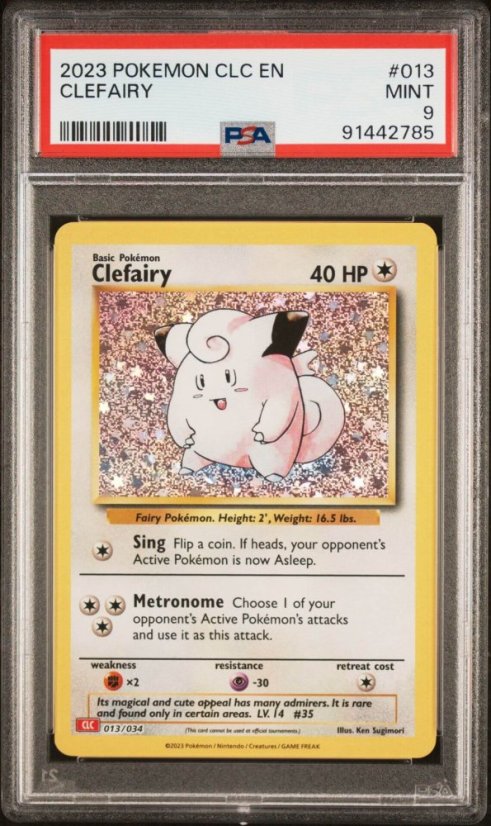 Clefairy CLC 013/034 PSA 9