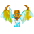 LEGO Ninjago Zane (Golden Dragon) Crystalized with sword