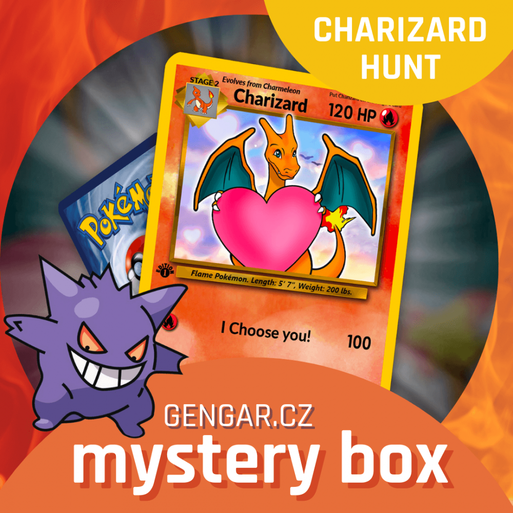 Charizard Hunt Mystery Box - Gengar.cz