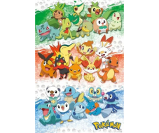 Plakát Pokemon - First Partners