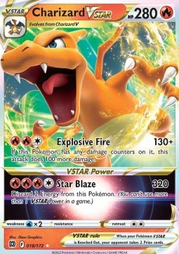 Charizard VSTAR (BRS 018) - NM