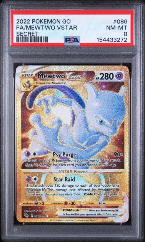 mewtwo pokemon go vstar card 086/078 - Colorless Psy Purge (90×) Discard up to 3 Psychic Energy from your Pokémon FINALLY pulled the Mewtwo V