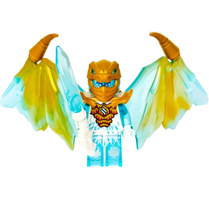 LEGO Ninjago Zane (Golden Dragon) Crystalized with sword