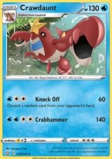 Crawdaunt Reverse holo (BST 39)