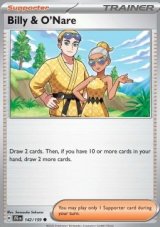 Billy and O'Nare Non holo/Reverse holo (JTG 142)