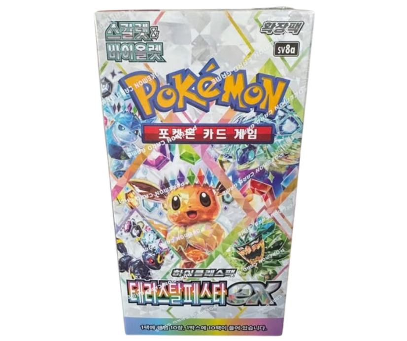 korean terastal festival booster box ex Pokemon - | Prismatic Evolutions This stunning display box contains 10 booster packs Korean Pokémon TCG Terastal Festival
