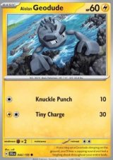 Alolan Geodude Non holo/Reverse holo (JTG 044)