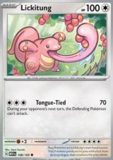 Lickitung Reverse holo (MEW 108)