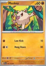 Mankey Reverse holo (PAL 106)