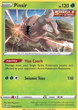 Pinsir (EVS 001) - NM