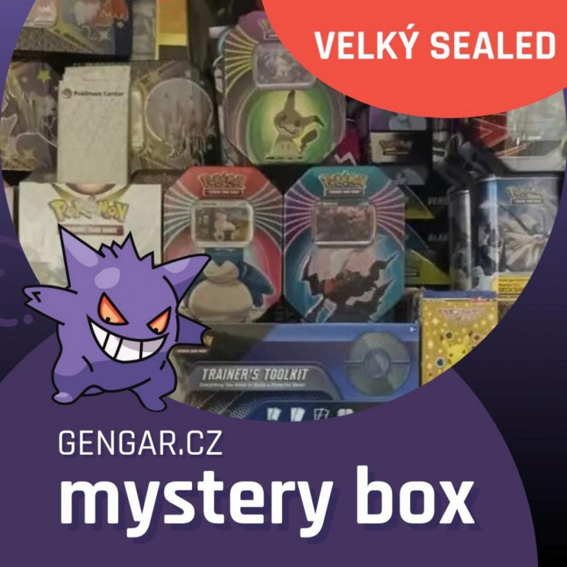 Pokémon SEALED Mystery box - Parametry mystery: Velikost "M"