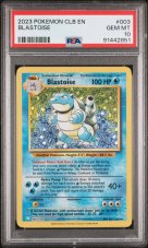 Blastoise (CLB 003) PSA 10