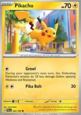 Pikachu Non Holo/Reverse holo (PAL 062)