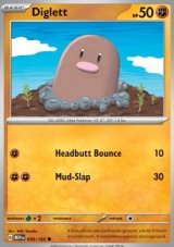 Diglett Reverse holo (MEW 050)
