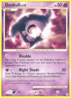 Duskull Lv.15 (DP 80) - NM | Gengar.cz
