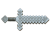 LEGO Meč pixelový (Minecraft)