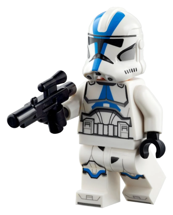 LEGO Star Wars Clone Trooper Minifigurka s Blasterem