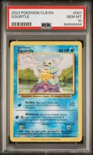 Squirtle CLB 001/034 PSA 10