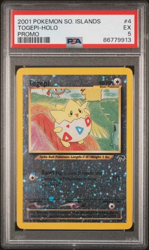 Togepi PROMO 4/18 PSA 4