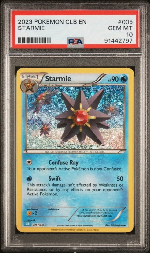 Starmie CLB 005/034 PSA 10