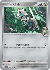 N's Klink Non holo/Reverse holo (JTG 103)