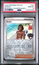 Surfer 187/191 Regional Stamp PSA 10