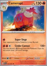 Camerupt Reverse holo (PAF 012)