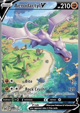 Aerodactyl V (LOR 180) - EX