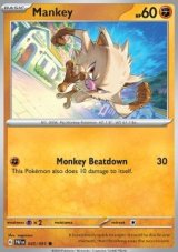 Mankey Reverse holo (PAF 045)