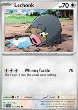 Lechonk Reverse holo (PAF 071)