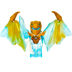 LEGO Ninjago Zane (Golden Dragon) Crystalized with sword